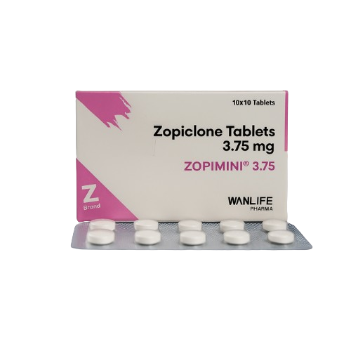 Zopiclone 3.75 mg Tablets – Safe Sleep Aid